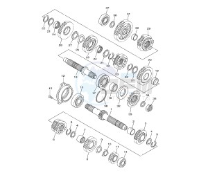 XJ6-F DIVERSION 600 drawing TRANSMISSION