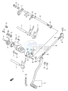 VZ800 (E2) MARAUDER drawing GEAR SHIFTING