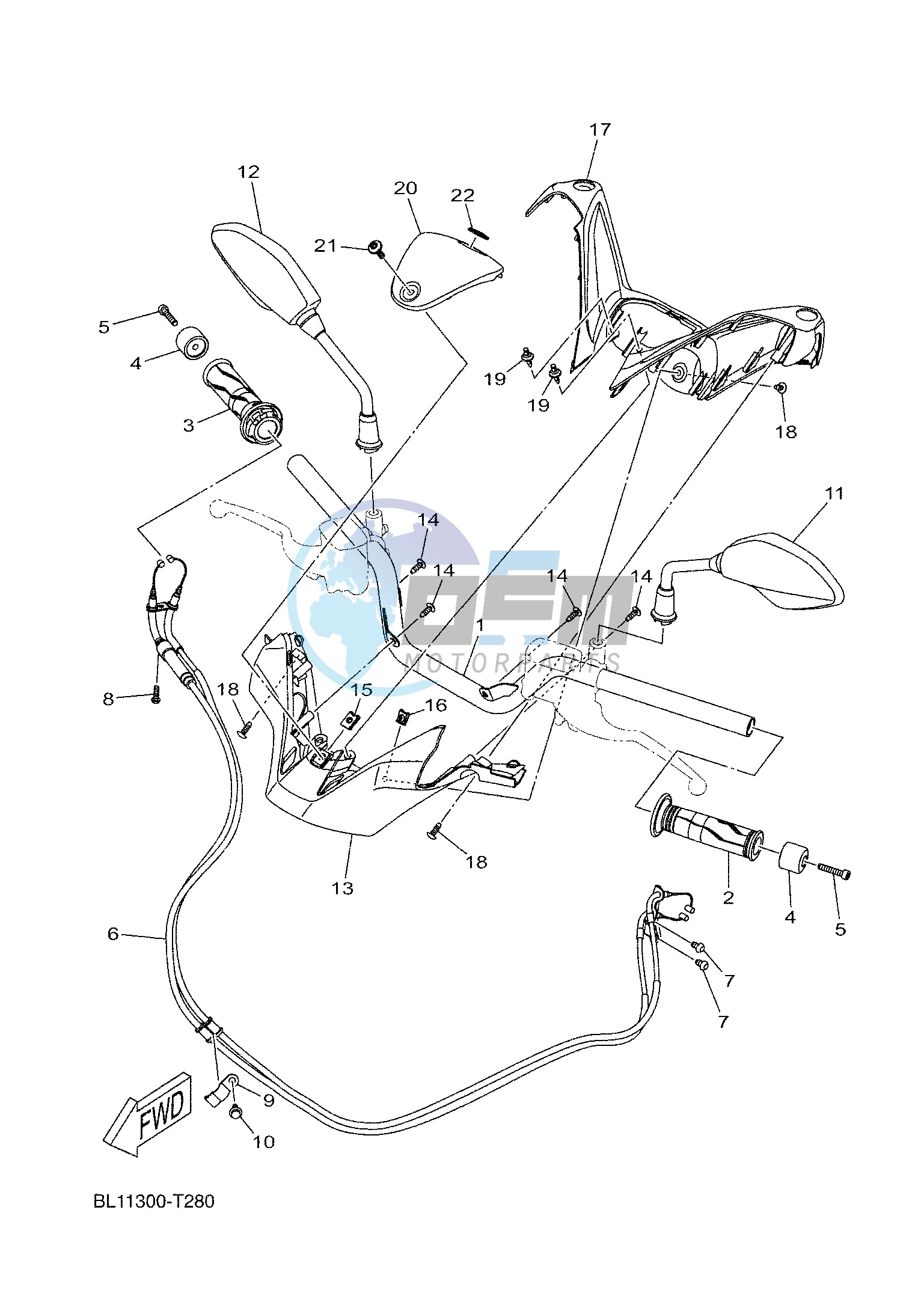 STEERING HANDLE & CABLE