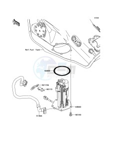 NINJA_ZX-10R_ABS ZX1000KBF FR GB XX (EU ME A(FRICA) drawing Fuel Pump