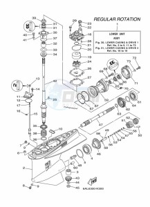 F225BETX drawing PROPELLER-HOUSING-AND-TRANSMISSION-1