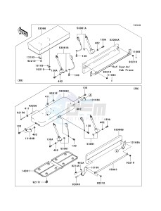 KAF 620 J [MULE 3010 TRANS4X4] (J6J-J8F) J8F drawing SEAT-- J8F- -