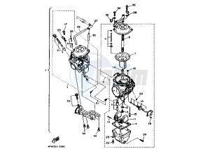 XV VIRAGO 750 drawing CARBURETOR