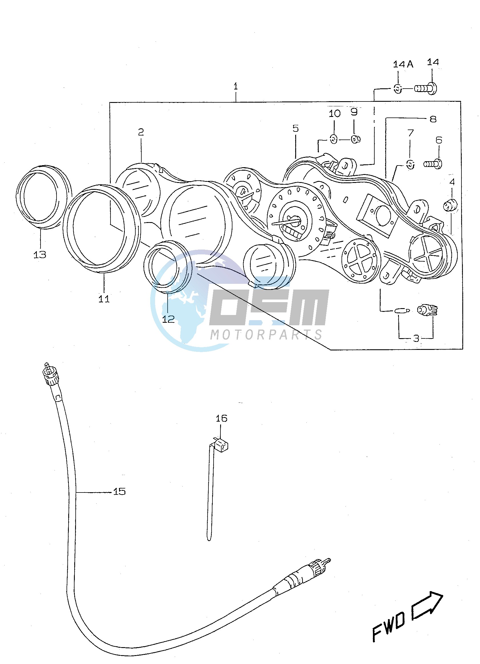 SPEEDOMETER (model V W X Y)