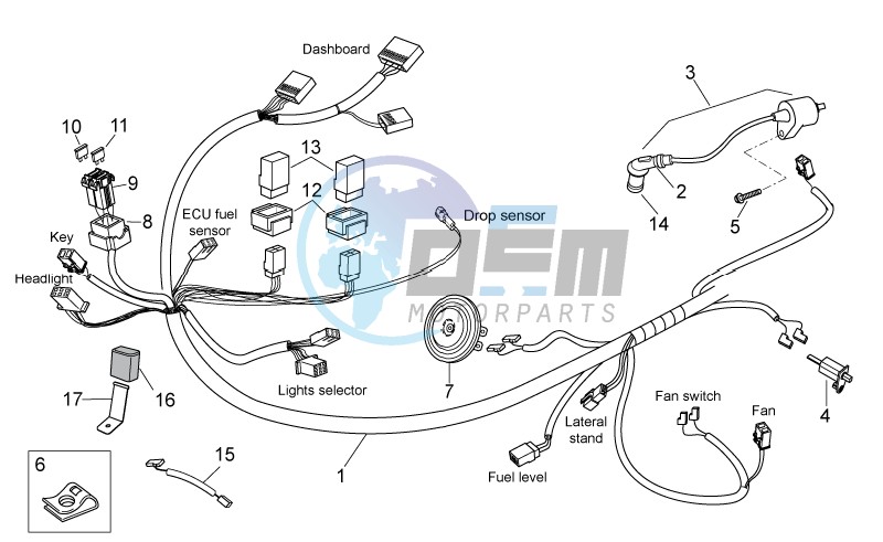 Front electrical system