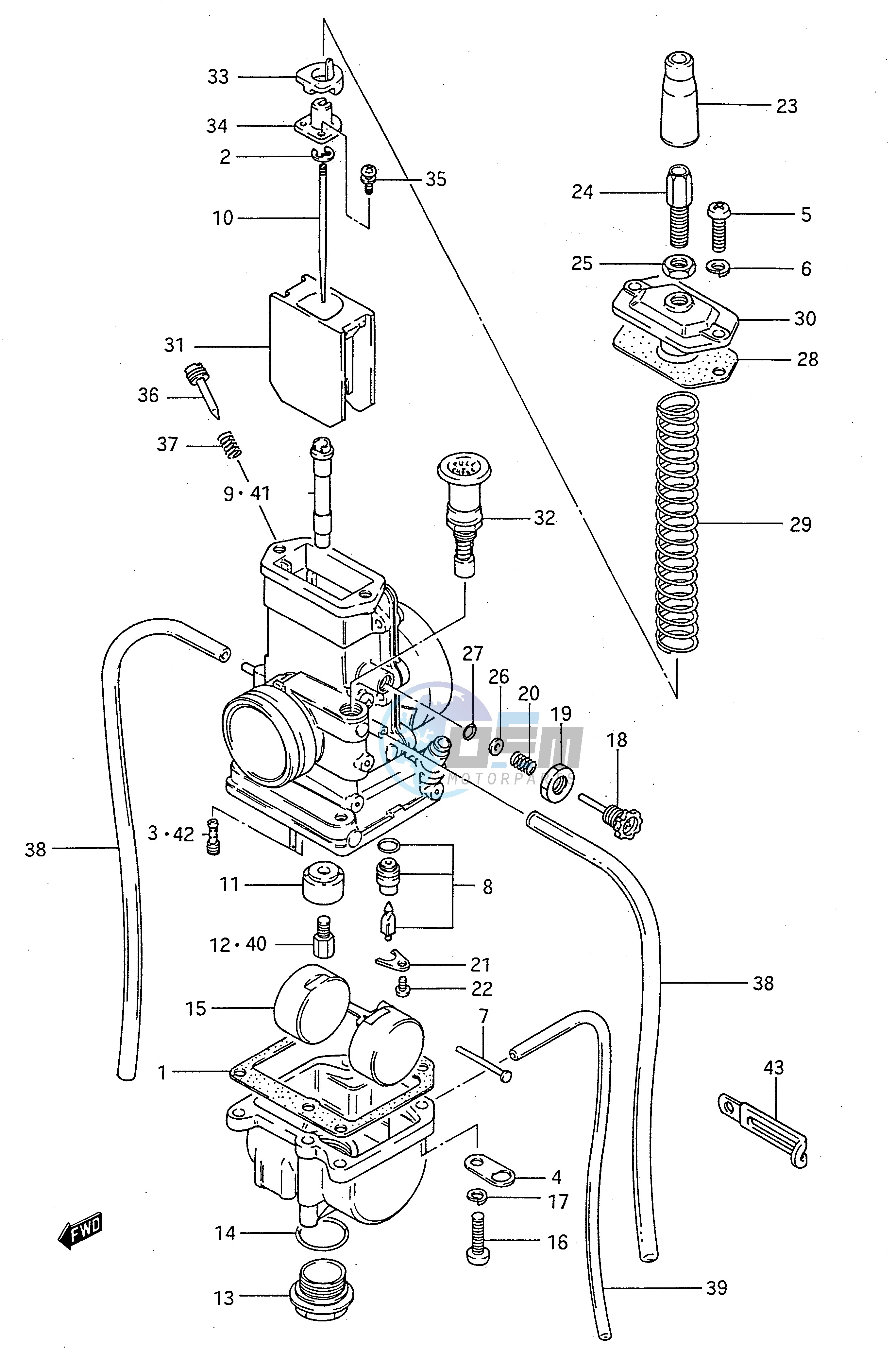 CARBURETOR (MODEL G H J)