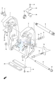 DF 300AP drawing Clamp Bracket