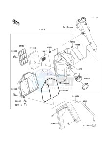 AN 112 D (D6F-D7F) D6F drawing AIR CLEANER