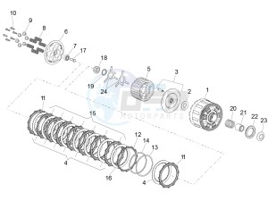 RSV4 1000 RR Racer Pack 2015 drawing Clutch