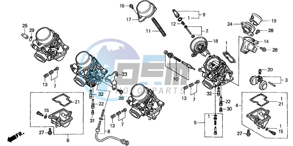 CARBURETOR (COMPONENT PARTS)