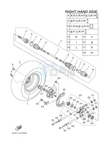 YXC700E YXC700PF VIKING VI (2US3) drawing REAR WHEEL 2