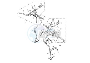 YP MAJESTY 125 drawing BRAKE SYSTEM