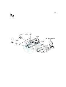 NINJA H2R ZX1000PFF EU drawing Taillight(s)