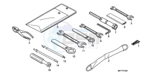 XL700VAB TRANSALP E drawing TOOLS