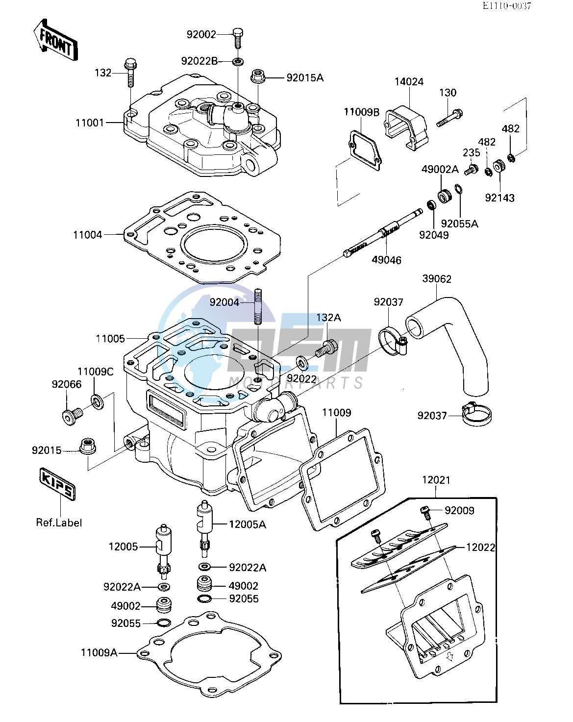 CYLINDER HEAD_CYLINDER_REED VALVE