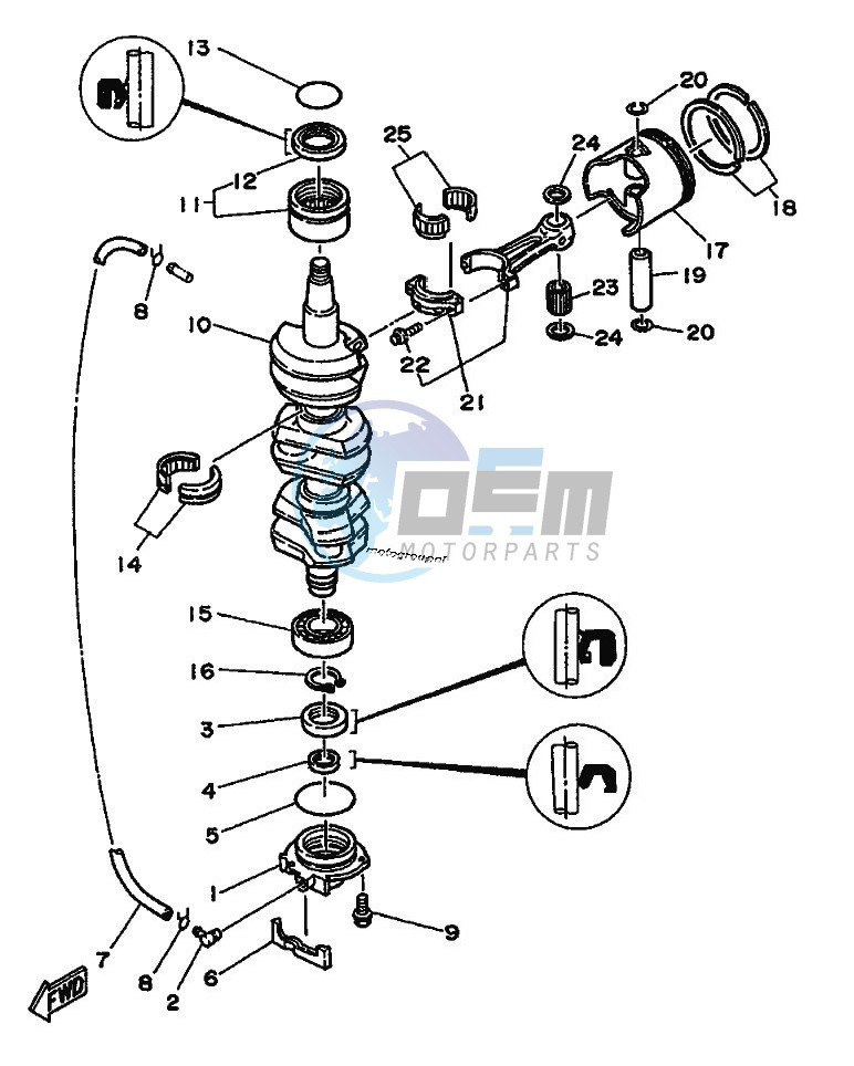 CRANKSHAFT--PISTON