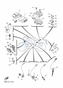 MT-03 MTN320-A (B6W4) drawing ELECTRICAL 2