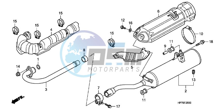 EXHAUST MUFFLER