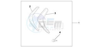 FJS600D SILVER WING drawing SIDE VISOR