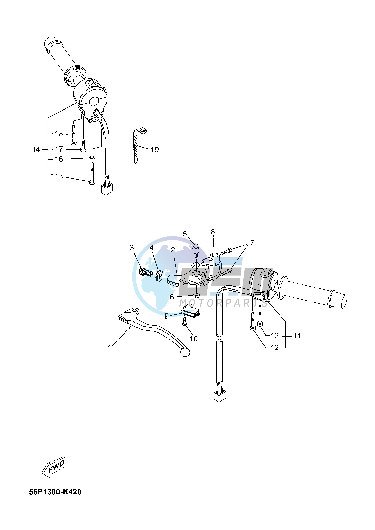 HANDLE SWITCH & LEVER