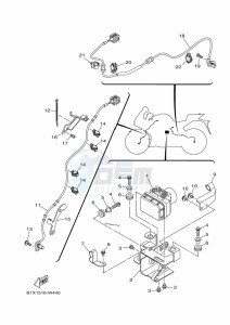 YZF320-A YZF-R3 (B2X8) drawing ELECTRICAL 3