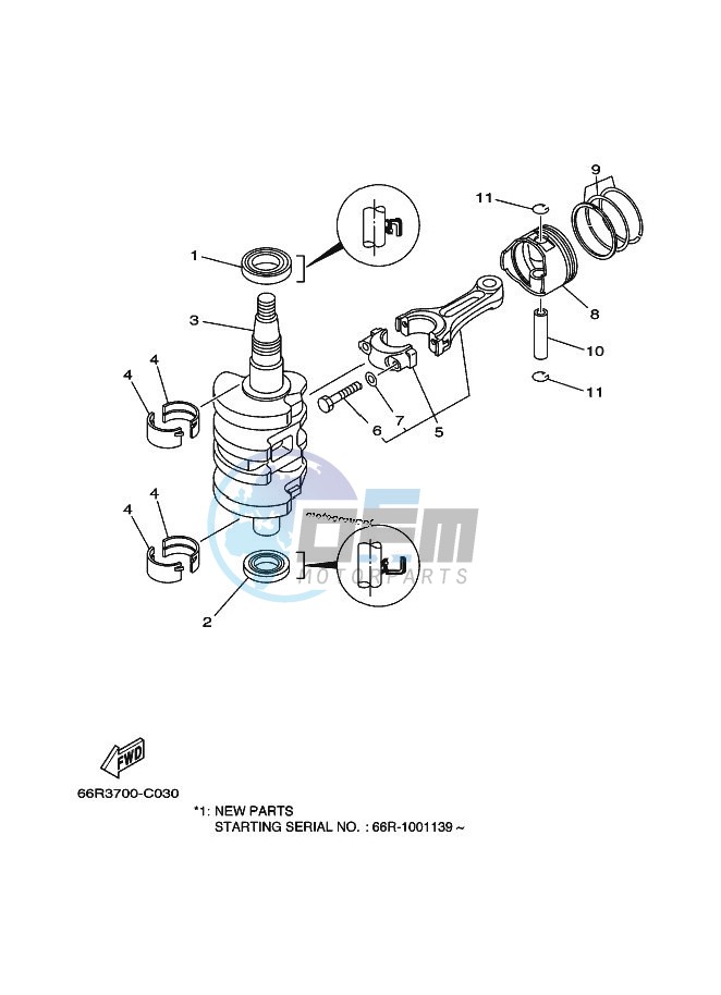 CRANKSHAFT--PISTON