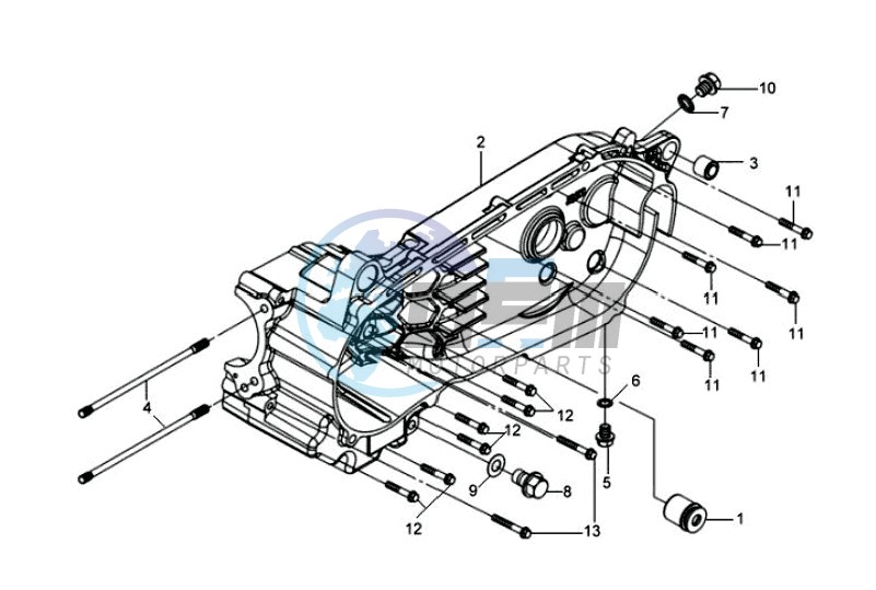 CRANKCASE LEFT