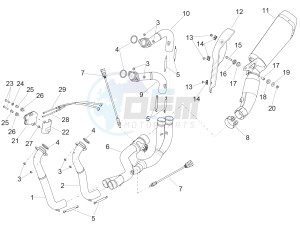 RSV4 1000 RR USA USA drawing Exhaust pipe