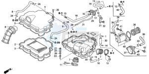 NT650V DEAUVILLE drawing AIR CLEANER