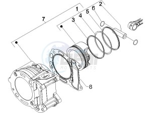 Runner 125 VX 4t SC e3 (UK) UK drawing Cylinder - Piston - Wrist pin unit