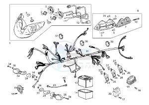 BOULEVARD 125-150 cc drawing ELECTRICAL DEVICES