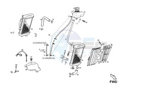 SENDA R X-TREM - 50 CC VTHSR1D1A EU2 drawing COOLING SYSTEM <7H359740