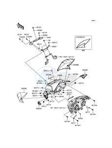 Z800 ZR800EGF UF (UK FA) XX (EU ME A(FRICA) drawing Cowling