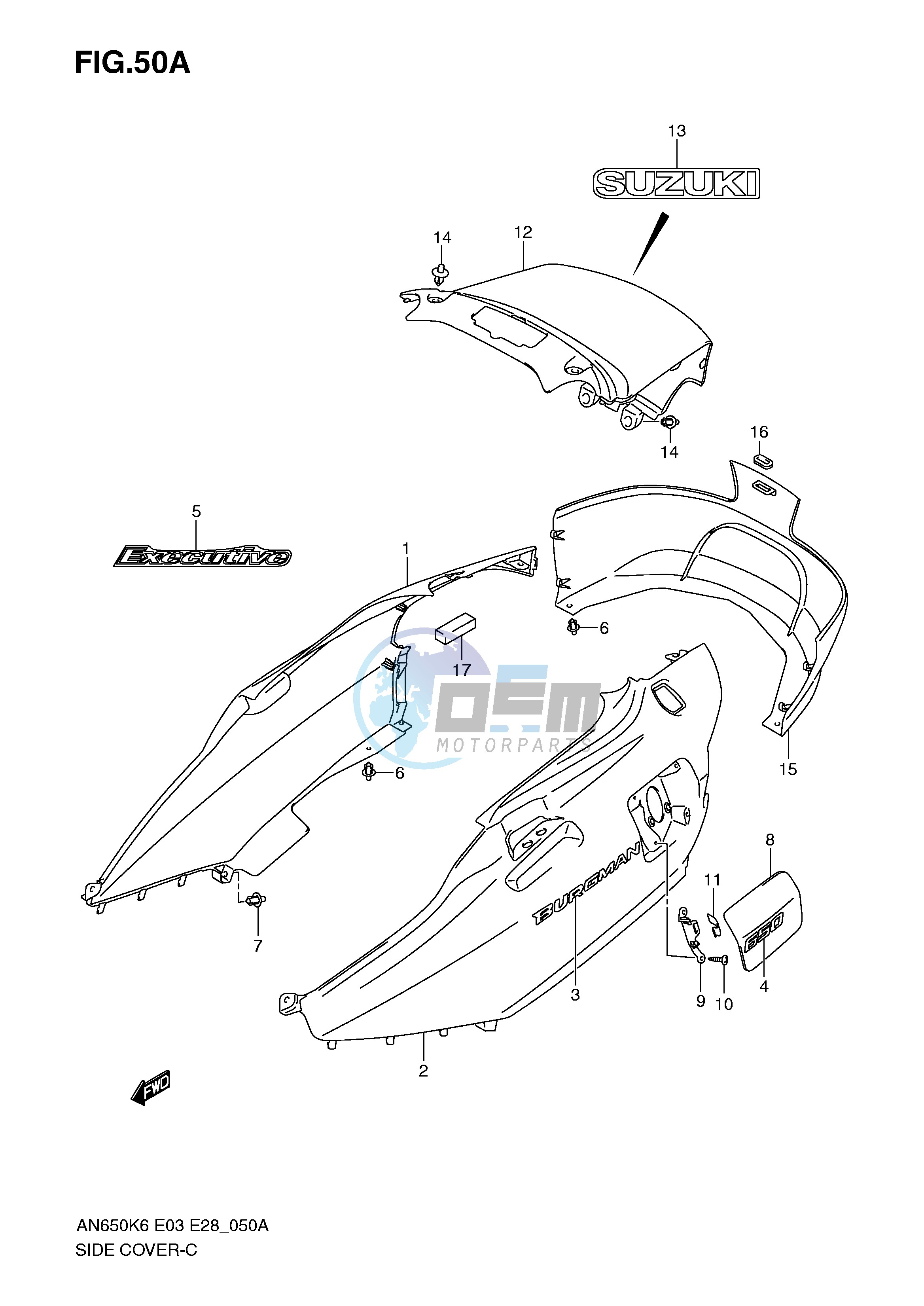 SIDE COVER (AN650AK8)