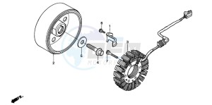 CBR1100XX SUPER BLACKBIRD drawing GENERATOR