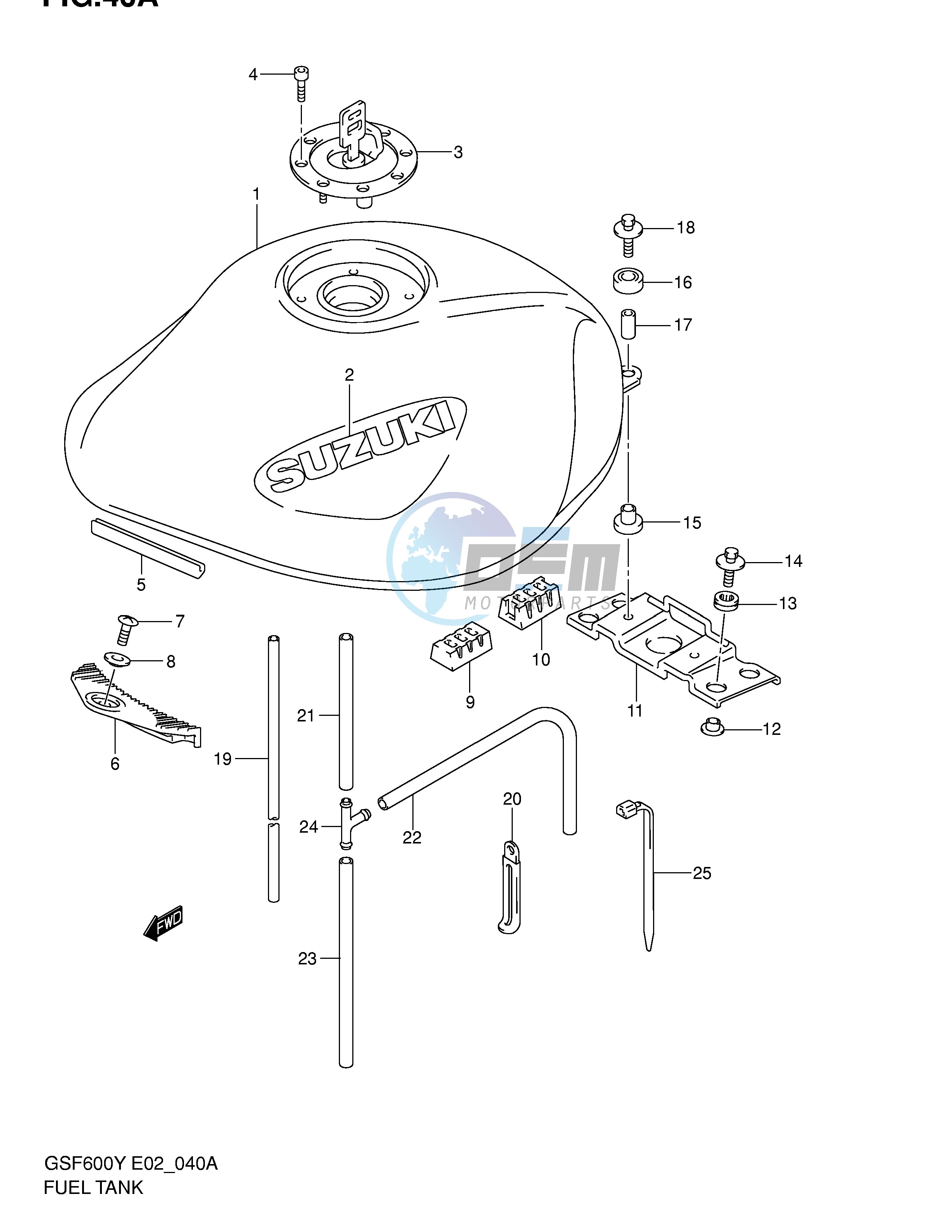 FUEL TANK (MODEL K2)