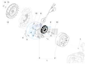 LIBERTY 125 IGET 4T 3V IE E4 ABS (EMEA) drawing Flywheel magneto