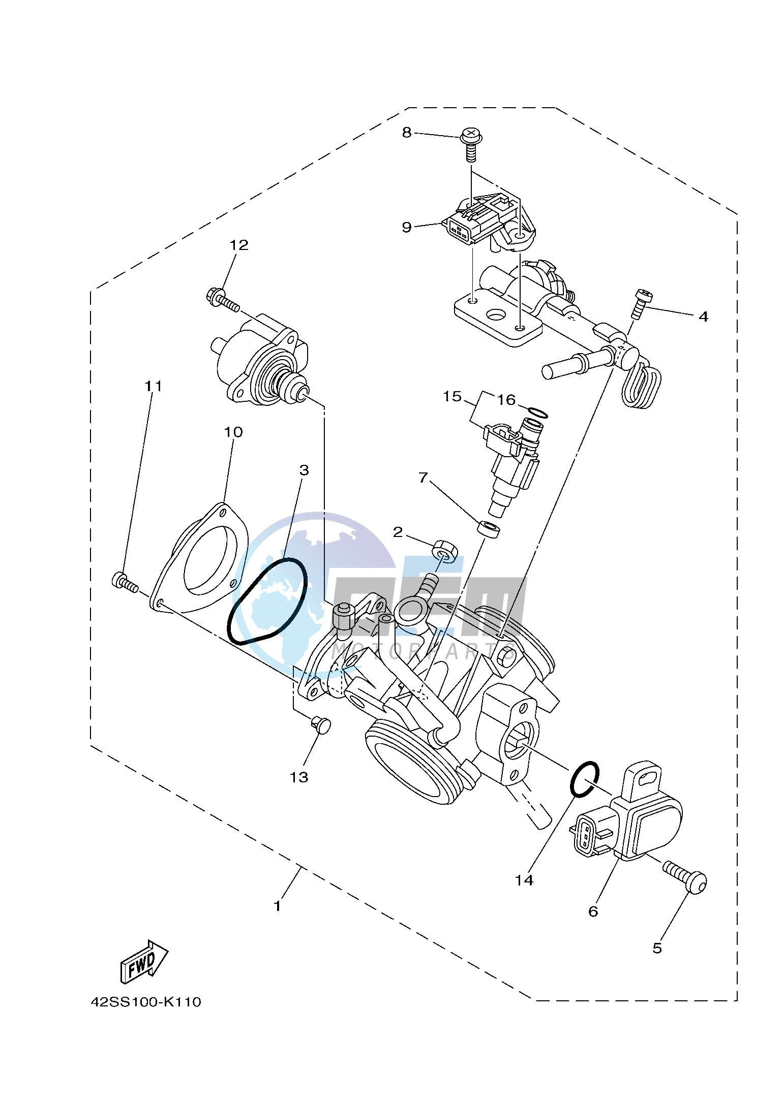 THROTTLE BODY ASSY 1