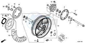 CBR300RF CBR300R Europe Direct - (ED) drawing REAR WHEEL