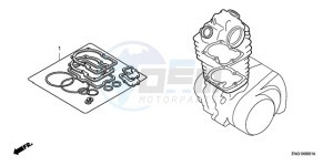 CBF125MA France - (F) drawing GASKET KIT A