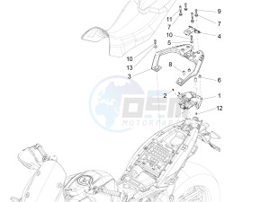 ETV 1200 Caponord Carabinieri drawing Luggage rack