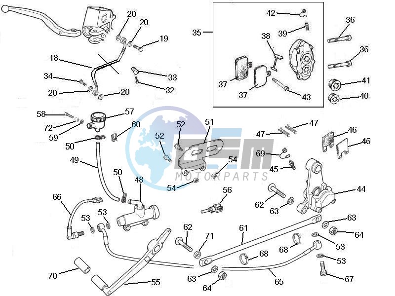 Brakes hose  - Calipers