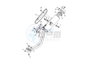 XP T-MAX ABS 500 drawing EXHAUST