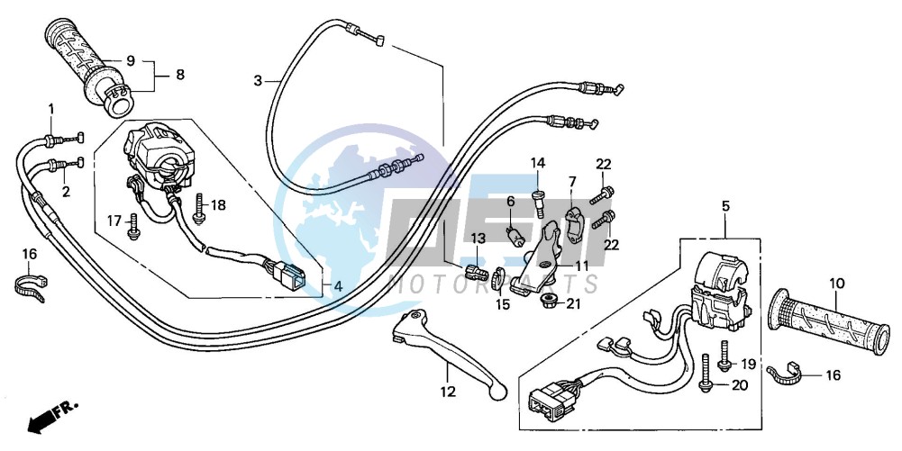 HANDLE LEVER/SWITCH/CABLE (2)