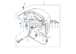 YP MAJESTY 250 drawing TAILLIGHT