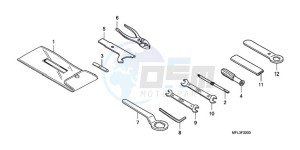 CBR1000RAA Europe Direct - (ED / ABS) drawing TOOLS