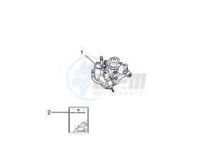 PX 125 drawing Carburettor  assembly - Union pipe