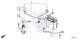 SXS700M4H Europe Direct - (ED) drawing BATTERY