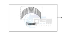 CB600FA39 Europe Direct - (ED / ABS ST 25K) drawing KIT WHEEL STICKER