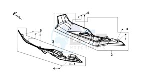 MAXSYM 600 I ABS EXECUTIVE EURO4 L7 drawing COWLING L / R